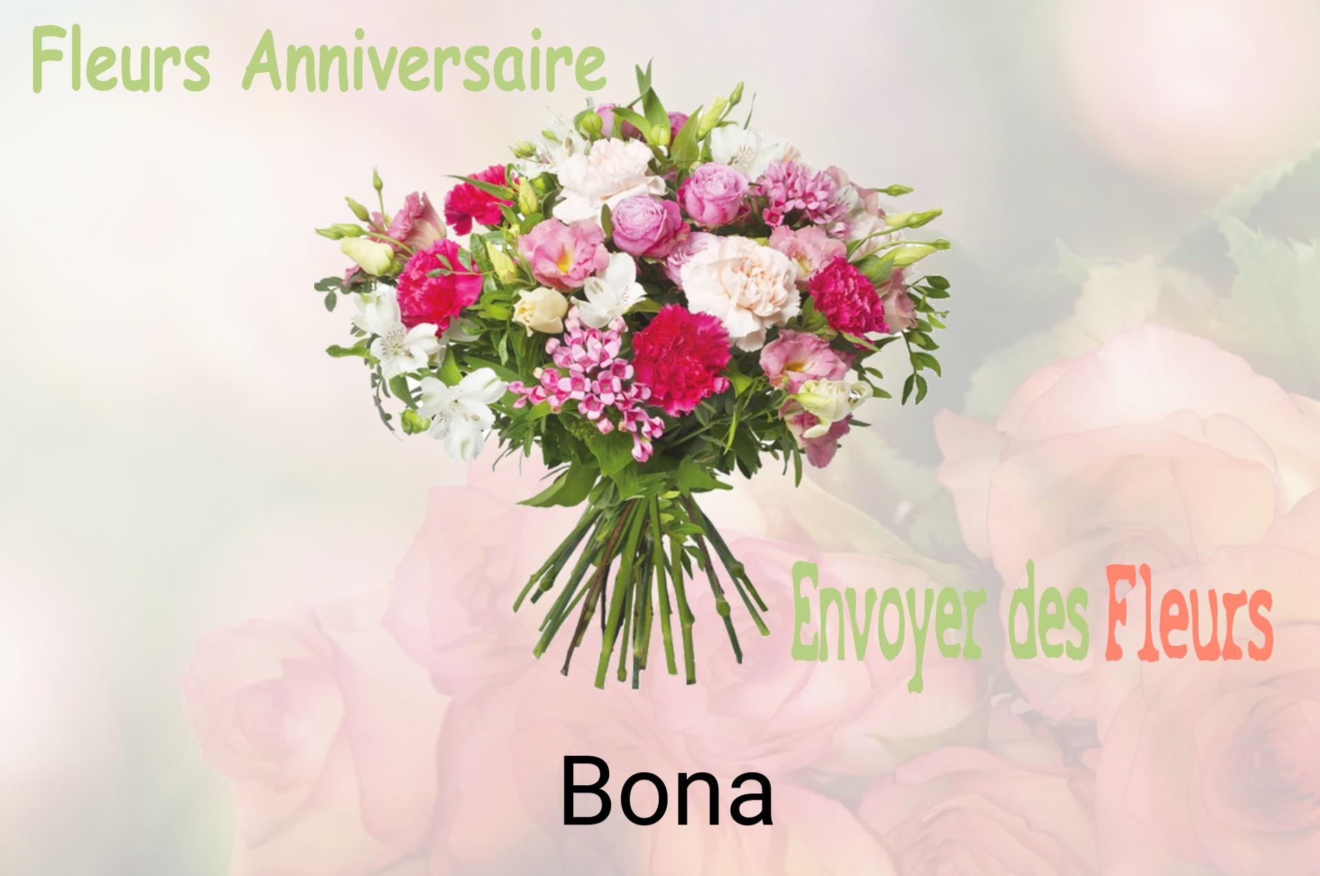 Bouquet de fleurs d’anniversaire livré à Bona